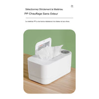 CozyWipes™ - Chauffe-Lingettes Portable pour Bébé avec Écran LED - Bébé Ange