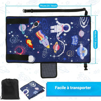 FlyRest - Lit de Voyage pour Enfant en Avion, Hamac Portable et Repose-Pieds - Bébé Ange