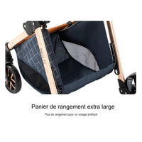 LuxBaby™ - Poussette de Luxe 3 en 1 pour Bébé - Bébé Ange