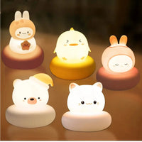Veilleuse Animaux Mignons™ – Lampe LED Tactile Veilleuse LED tactile bébé/enfant Bébé Ange