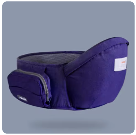 BabyHug Pro - Porte-Bébé Ergonomique avec Siège de Hanche et Coussin Confortable - Bébé Ange