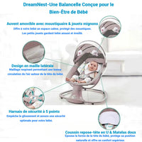 DreamNest™ - balancelle Électrique Bluetooth