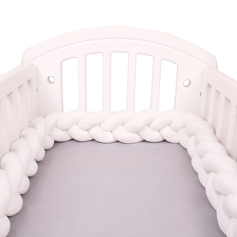 CosyNest™ - Tour de Lit Tressé pour Bébé, Protection et Décoration de Berceau - Bébé Ange