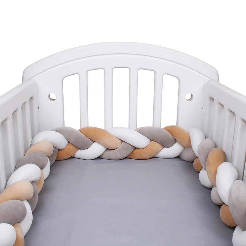 CosyNest™ - Tour de Lit Tressé pour Bébé, Protection et Décoration de Berceau - Bébé Ange