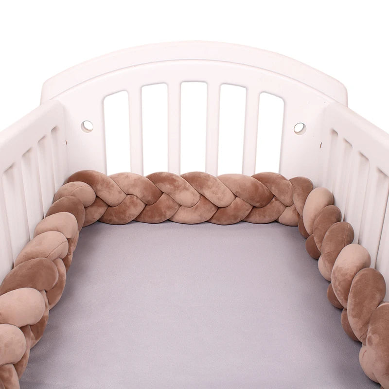 CosyNest™ - Tour de Lit Tressé pour Bébé, Protection et Décoration de Berceau - Bébé Ange