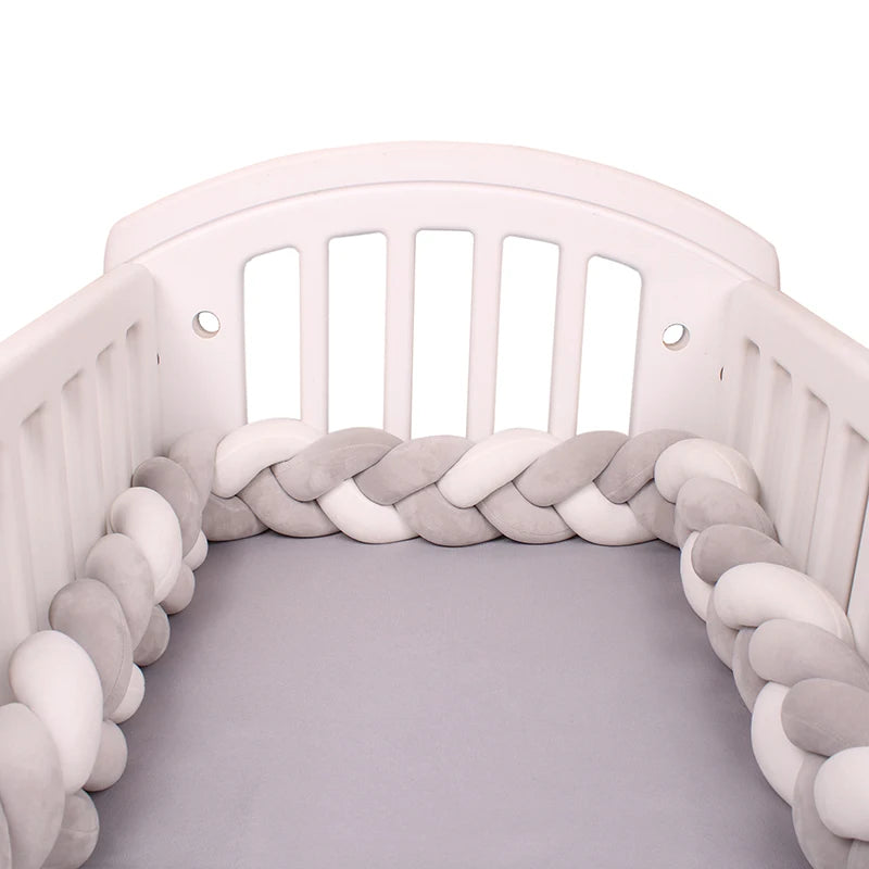 CosyNest™ - Tour de Lit Tressé pour Bébé, Protection et Décoration de Berceau - Bébé Ange