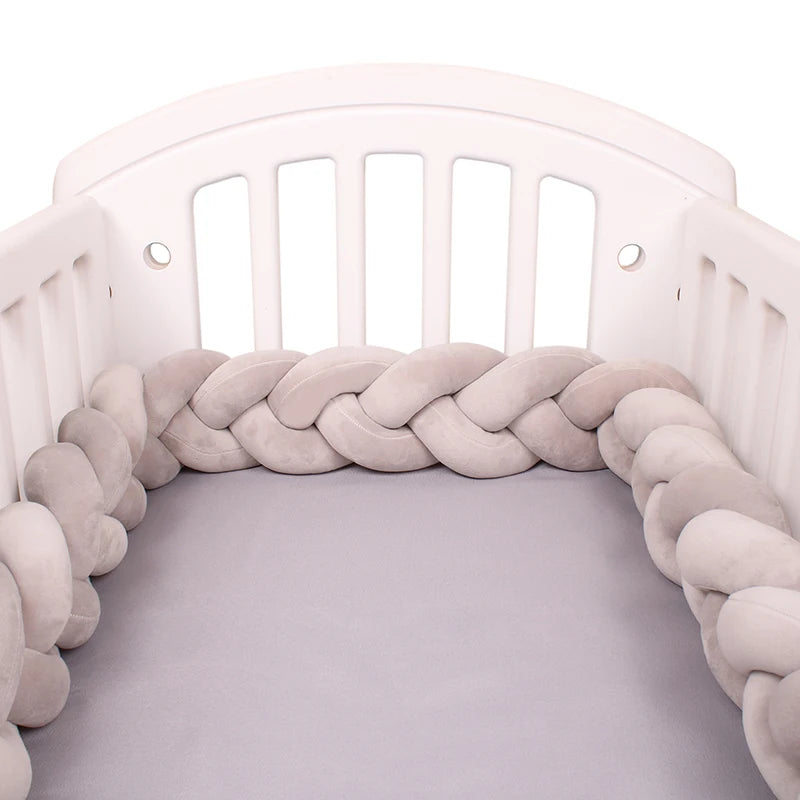 CosyNest™ - Tour de Lit Tressé pour Bébé, Protection et Décoration de Berceau - Bébé Ange