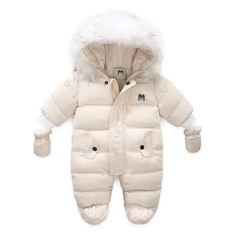 WinterSnug - Combinaison Chaude d'Hiver pour Bébé avec Capuche et Doublure Polaire (3-24 Mois) - Bébé Ange