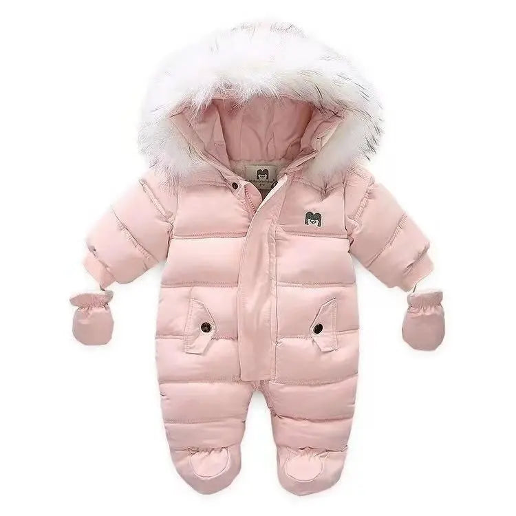 WinterSnug - Combinaison Chaude d'Hiver pour Bébé avec Capuche et Doublure Polaire (3-24 Mois) - Bébé Ange