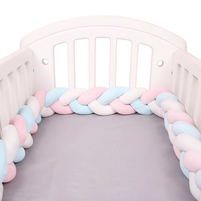 CosyNest™ - Tour de Lit Tressé pour Bébé, Protection et Décoration de Berceau - Bébé Ange