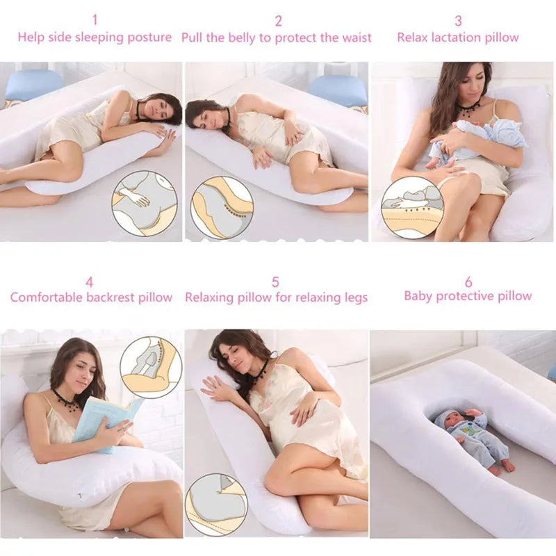 SleepNest™ - Oreiller de Grossesse Multifonctionnel - Bébé Ange