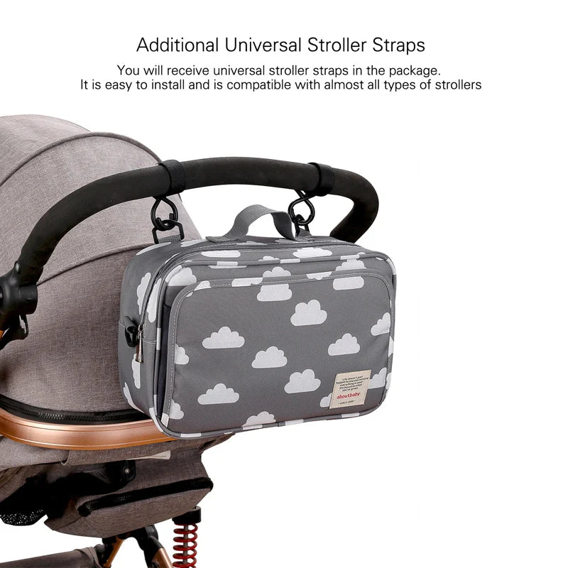 TravelTote™ - Sac de voyage multifonctionnel en polyester pour poussette de bébé - Bébé Ange