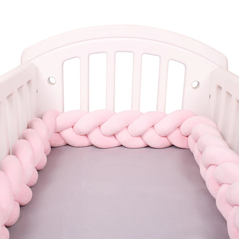 CosyNest™ - Tour de Lit Tressé pour Bébé, Protection et Décoration de Berceau - Bébé Ange