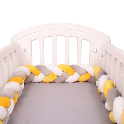 CosyNest™ - Tour de Lit Tressé pour Bébé, Protection et Décoration de Berceau - Bébé Ange