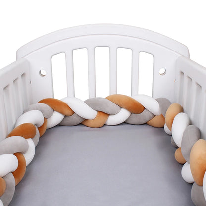 CosyNest™ - Tour de Lit Tressé pour Bébé, Protection et Décoration de Berceau - Bébé Ange