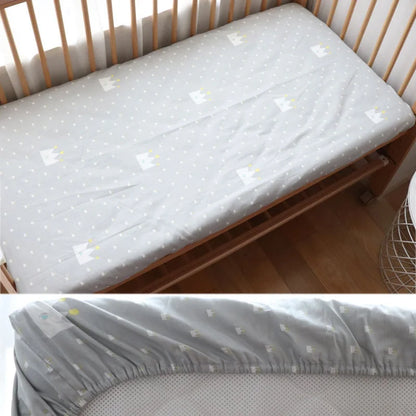 DreamNest™ - Drap Housse en Coton Doux pour Bébé, Housse de Matelas Berceau 130x70 cm - Bébé Ange