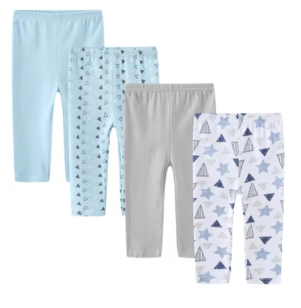 BabyComfy - Pantalon en Coton Doux pour Bébé (0 à 24 Mois)