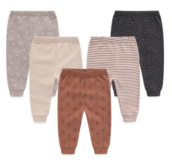 BabyComfy - Pantalon en Coton Doux pour Bébé (0 à 24 Mois)