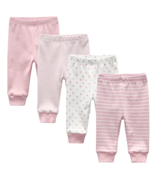 BabyComfy - Pantalon en Coton Doux pour Bébé (0 à 24 Mois)