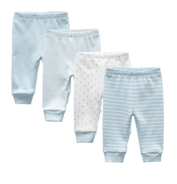 BabyComfy - Pantalon en Coton Doux pour Bébé (0 à 24 Mois)