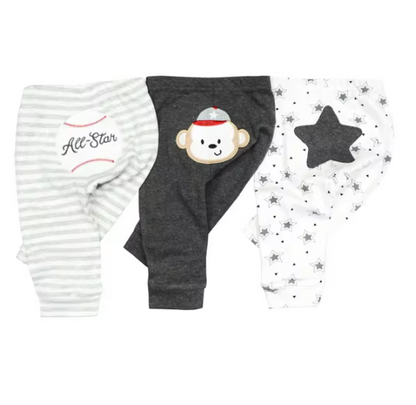 BabyComfy - Pantalon en Coton Doux pour Bébé (0 à 24 Mois)