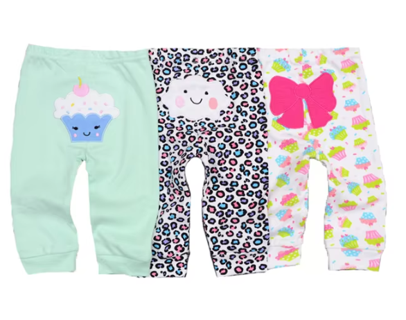 BabyComfy - Pantalon en Coton Doux pour Bébé (0 à 24 Mois)