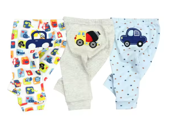 BabyComfy - Pantalon en Coton Doux pour Bébé (0 à 24 Mois)