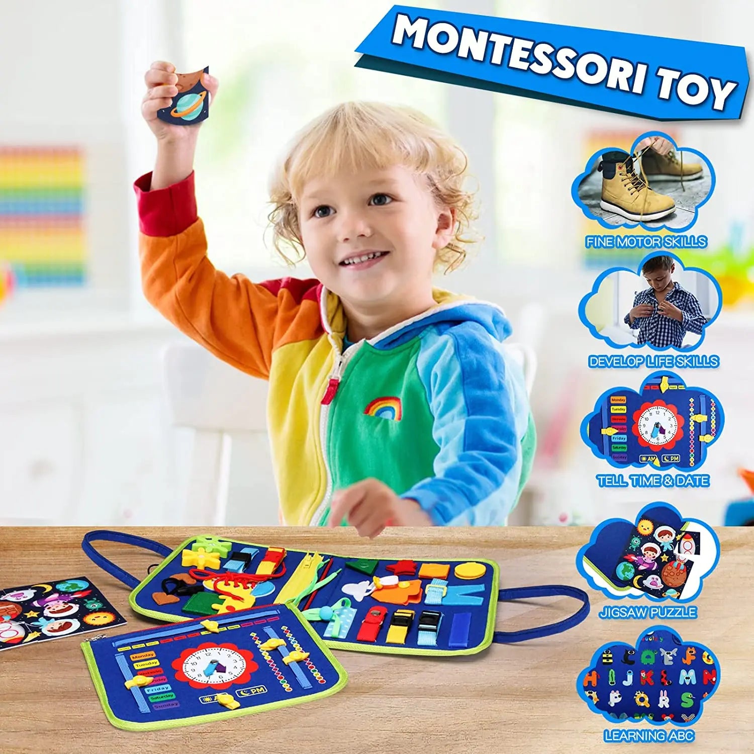 Planche de Développement Montessori pour Enfants - Encouragez l'Éveil et l'Autonomie ! - Bébé Ange