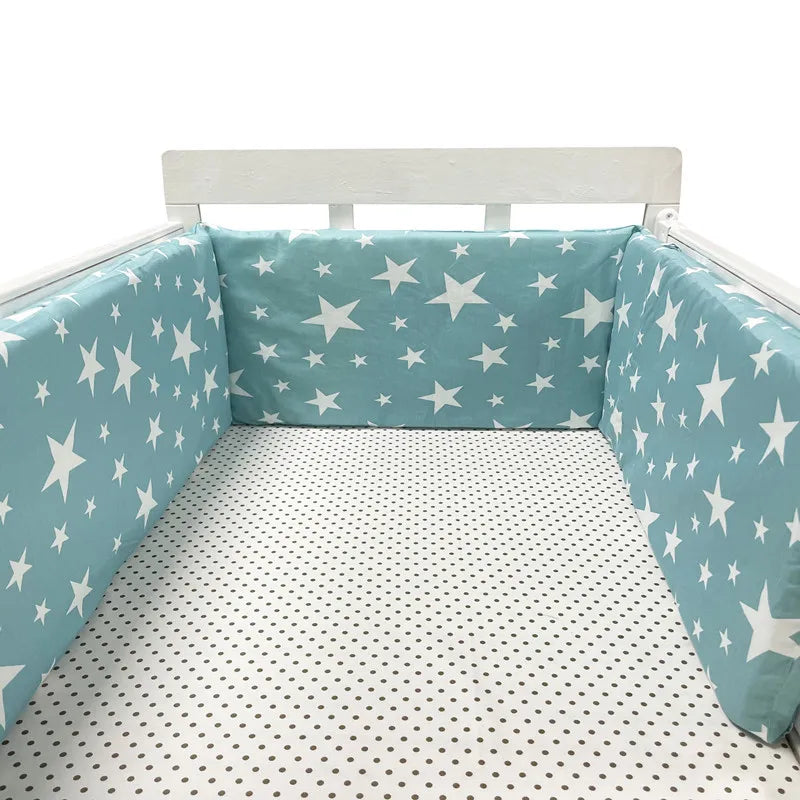 CozyNest™ - Tour de Lit en Coton Doux pour Bébé, Protection Sûre et Confortable - Bébé Ange