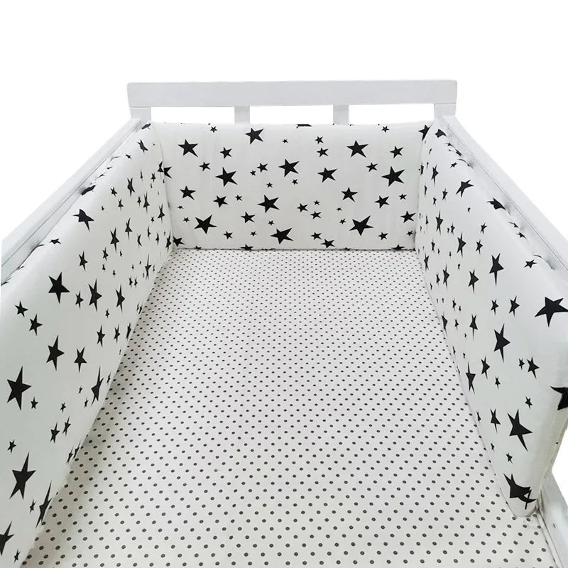 CozyNest™ - Tour de Lit en Coton Doux pour Bébé, Protection Sûre et Confortable - Bébé Ange