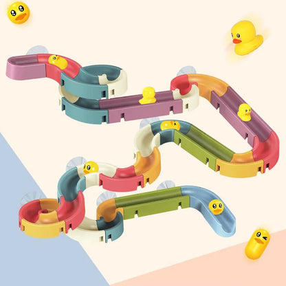 DuckSplash™ - Toboggan de Bain Empilable pour Enfants - Bébé Ange