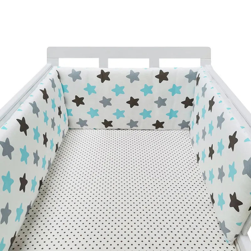 CozyNest™ - Tour de Lit en Coton Doux pour Bébé, Protection Sûre et Confortable - Bébé Ange