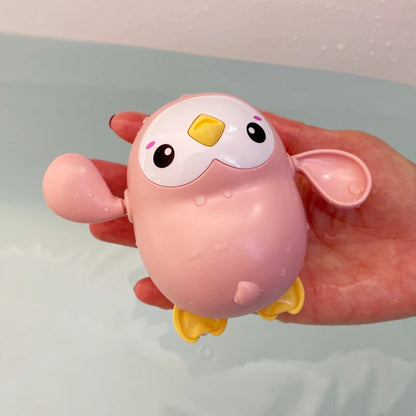 SplashyDuck - Jouet de Bain Canard et Pingouin Pulvérisateur d’Eau pour Enfants - Bébé Ange