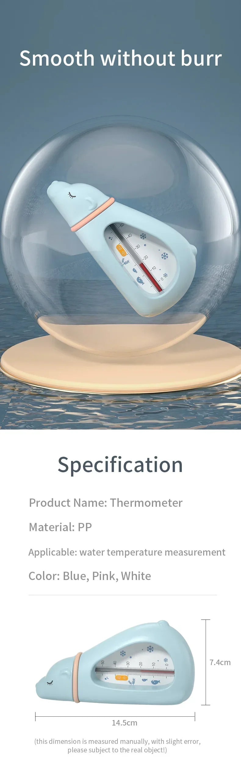 AquaTemp™ - Thermomètre de Bain Flottant pour Bébé en Forme d'Avion - Bébé Ange