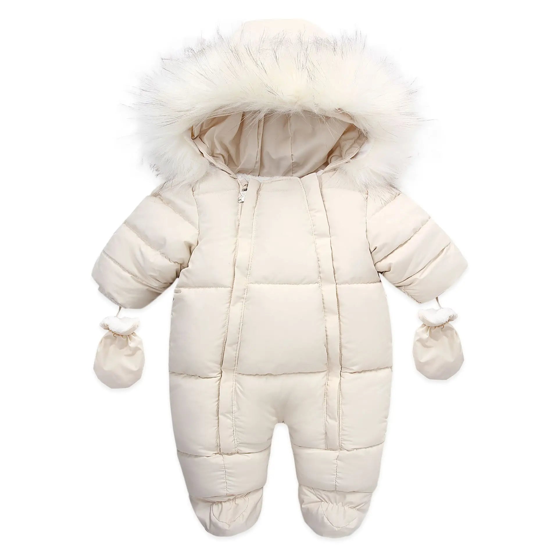 WinterSnug - Combinaison Chaude d'Hiver pour Bébé avec Capuche et Doublure Polaire (3-24 Mois) - Bébé Ange