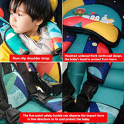 SafeRide™ - coussin universel et portable pour Siège Auto de Sécurité Évolutif pour Enfants 0-12 Ans - Bébé Ange