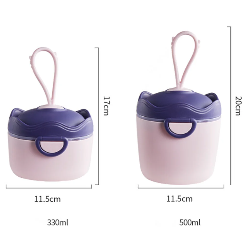 BabyFormulaGo™ - Boîte de Rangement Portable pour Lait en Poudre avec Cuillère et Poignée - Bébé Ange