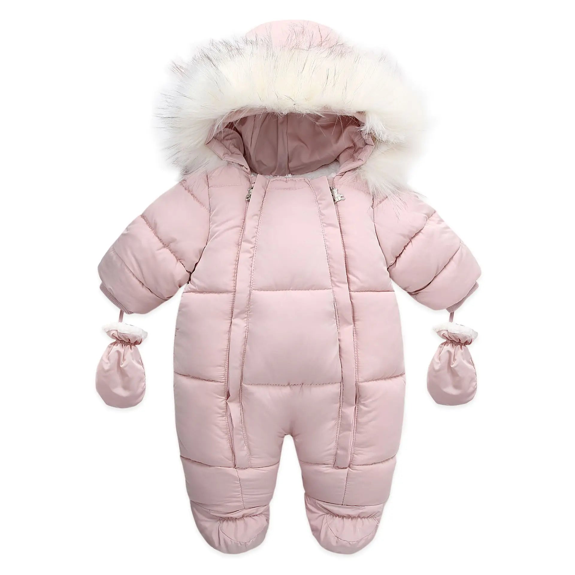 WinterSnug - Combinaison Chaude d'Hiver pour Bébé avec Capuche et Doublure Polaire (3-24 Mois) - Bébé Ange