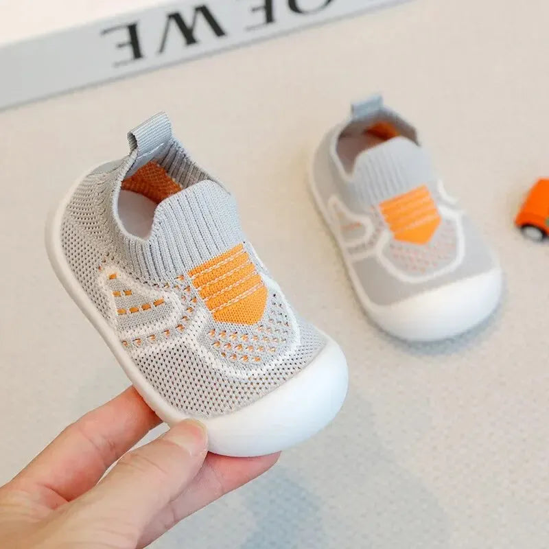 BabyStride™ - Chaussures de Marche Antidérapantes à Semelle Souple pour Bébé - Bébé Ange