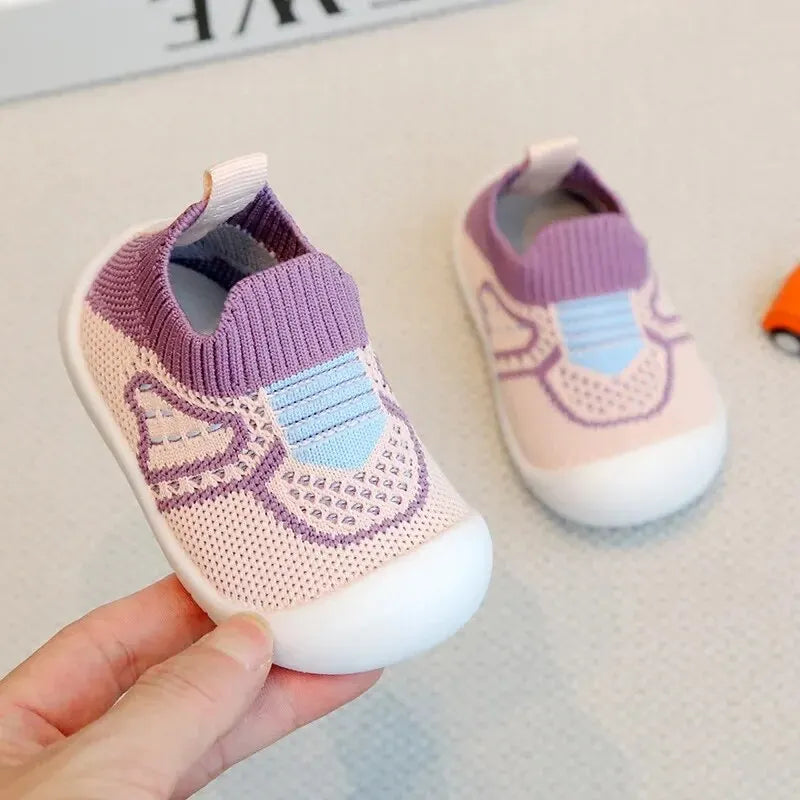 BabyStride™ - Chaussures de Marche Antidérapantes à Semelle Souple pour Bébé - Bébé Ange