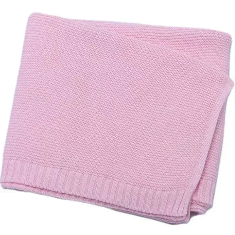 CozyCotton™ - Couverture en Coton Personnalisée pour Bébé avec Nom - Bébé Ange