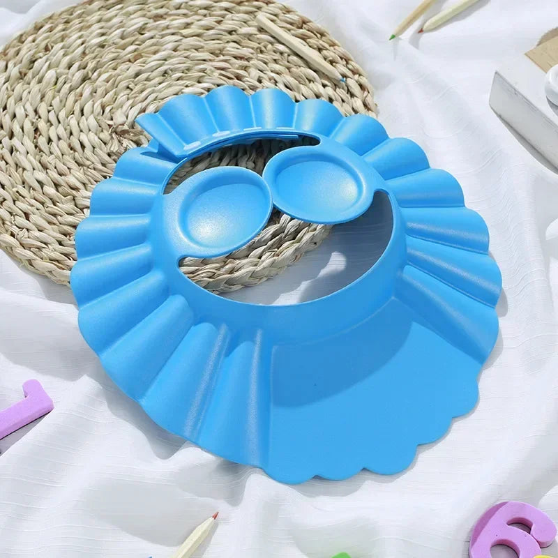 AquaCap™ - Casquette de Bain Ajustable pour Bébé Anti-éclaboussures - Bébé Ange