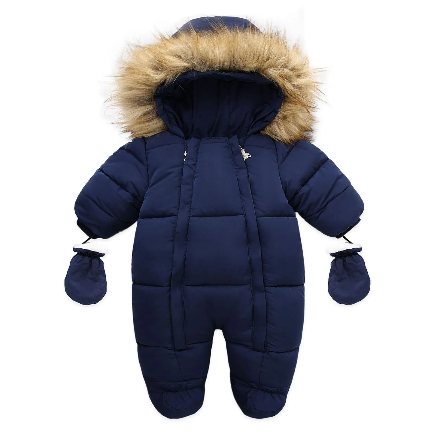 WinterSnug - Combinaison Chaude d'Hiver pour Bébé avec Capuche et Doublure Polaire (3-24 Mois) - Bébé Ange