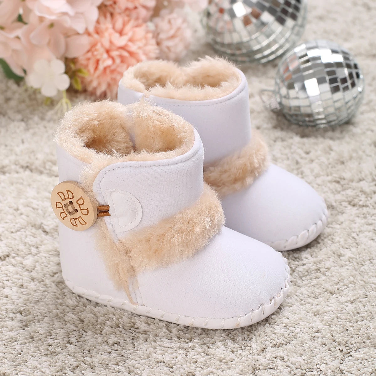 BébéNeige™ - Bottes d'Hiver Chaudes pour Bébé 0-18 Mois - Bébé Ange