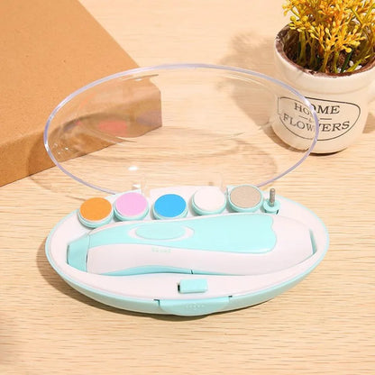 BabyTrim™ - Coupe-Ongles Électrique Multifonctionnel pour Bébé, Ensemble de Manucure Sécurisé pour Nourrissons - Bébé Ange