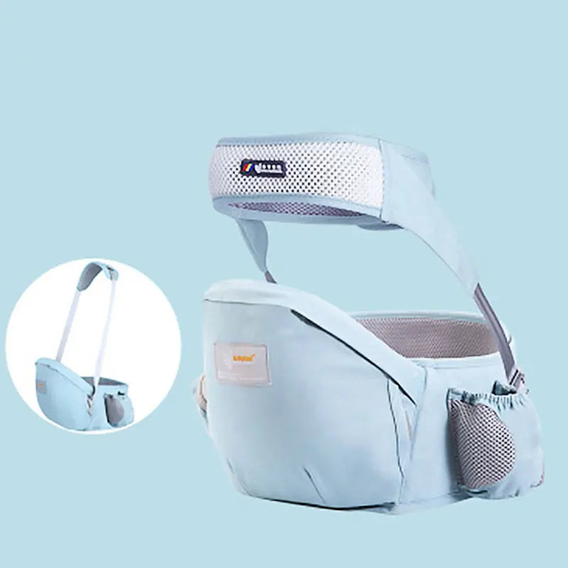 BabyHug Pro - Porte-Bébé Ergonomique avec Siège de Hanche et Coussin Confortable - Bébé Ange