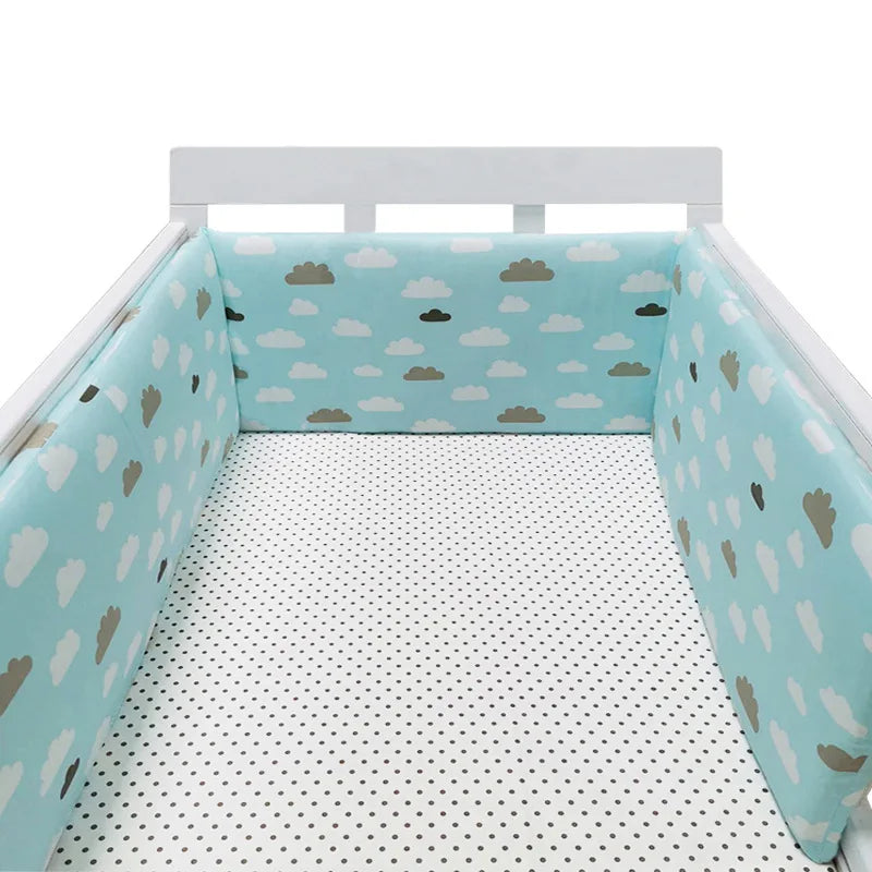 CozyNest™ - Tour de Lit en Coton Doux pour Bébé, Protection Sûre et Confortable - Bébé Ange