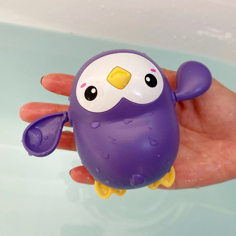 SplashyDuck - Jouet de Bain Canard et Pingouin Pulvérisateur d’Eau pour Enfants - Bébé Ange