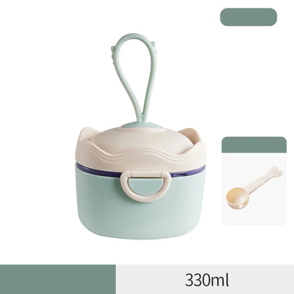 BabyFormulaGo™ - Boîte de Rangement Portable pour Lait en Poudre avec Cuillère et Poignée - Bébé Ange