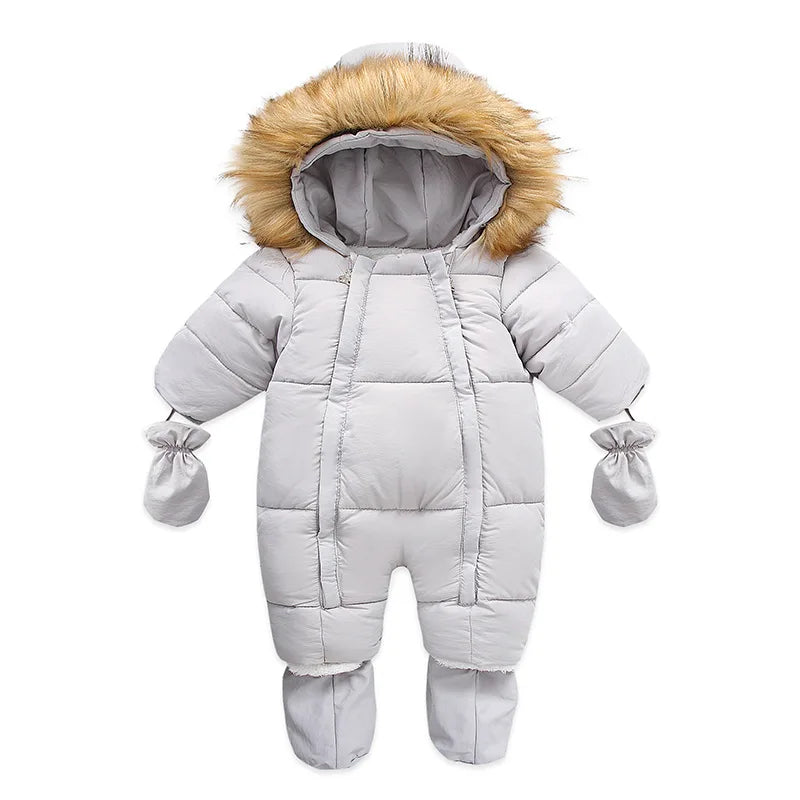 WinterSnug - Combinaison Chaude d'Hiver pour Bébé avec Capuche et Doublure Polaire (3-24 Mois) - Bébé Ange